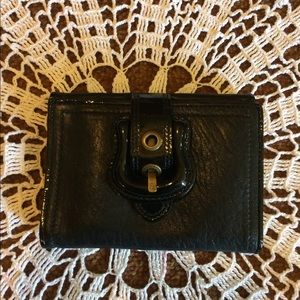 Fendi Buckle Design Black Wallet